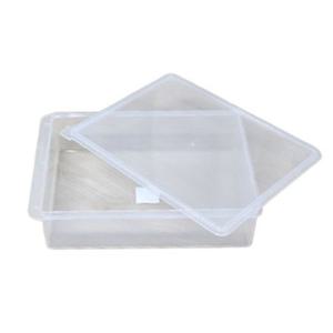 PC 사각 보존식용기 외피 대형 27x20cm 케이스 어린이집 유치원 구내식당 위생용기
