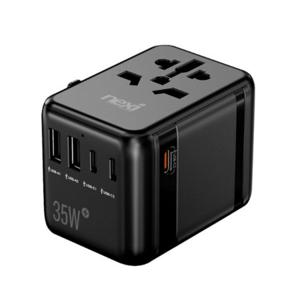 USB C타입 A타입 해외여행용 멀티어댑터 5포트 동시 고속충전 35W 노트북 PC 스마트폰 이어폰
