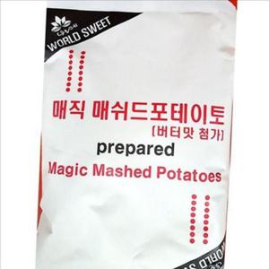 냉동 으깬 감자 1kg 업소용 매쉬 포테이토 1kg 레스토랑 사이드