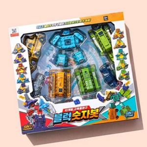 어린이 블록 변신 로봇 37개월이상 자동차 숫자 변신 로봇 조립식