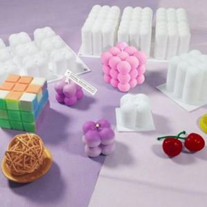 DIY 실리콘 수제 몰드 6구 큐브 실리콘 비누 몰드 대형