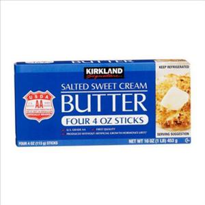 kirkland 가염 버터 signature 냉장 버터 453g 베이킹 유제품