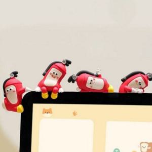 데스크 책상 피규어 모니터용 미니피규어 귀여운 사무실