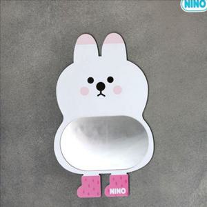 안전 아동 거울 토끼 유아 거울 벽걸이 놀이 보드 인테리어