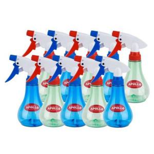 분무기 10개 분무기 리필용 플라스틱 250ml 가정용 청소용 투명 식물용 원예용 재활용 소독제 살충제
