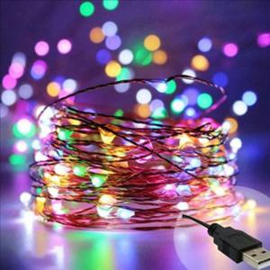방수 캠핑 장식 등 usb LED장식 조명 무지개 라이트 파티