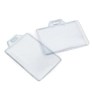 연질 신분증케이스 세로 가로 PVC 이름표 50개 1set