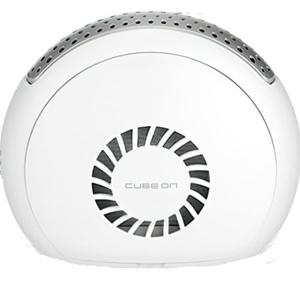 큐브온 차량용 자동차 환기 휴대용 공기청정기 화이트 담배연기 공기정화