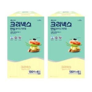크리넥스 안심 뽑아쓰는 키친타월 130매 6입 2개