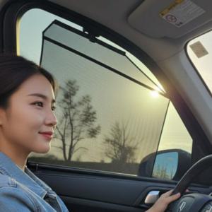 차량용 롤 커튼 차광막 운전석 햇빛가리개 블라인드