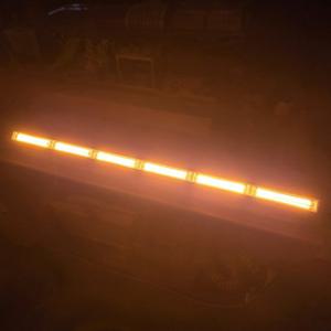 우리파파 12v 24v LED 자석 6단 경광등 싸이키 견인차 농기계 렉카 단면 경광등