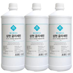 삼현 식물성 글리세린 1kg 3개 보습 비누 화장품