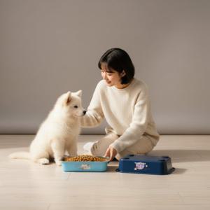 펫 식기 강아지 고양이 사료 그릇 물통 급식 용기