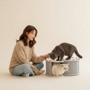 고양이 아늑한 캣동굴 애묘용 은신처 반려묘 아지트 하우스