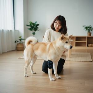 강아지 탈구 방지 무릎 반려견 보조기 다리 지지대 십자인대 고정용 강아지용 서포트