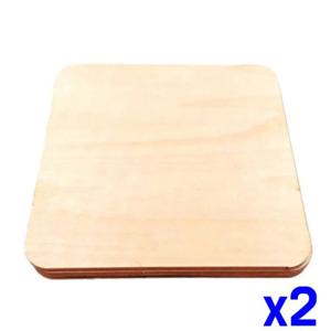 DIY목재 사각나무판(100x100mm) 10pcs 우드자재 x2개