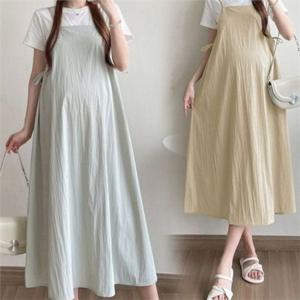 데일리 여성 롱 원피스 FREE 휴양지 나시 원피스 엄마 가을