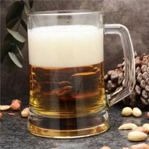 500ml 유리 맥주 잔 묵직한 손잡이 맥주 잔 업소용 생맥주