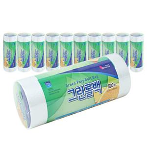 [도매포유](BOX)그린롤백 17x25x500매 10개입