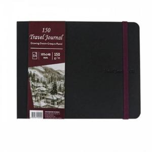 트래블 저널북 150g 가로형 A6 세르지오 크로키 드로잉 수채화