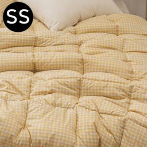 해피니 쿠키체크 소프트마이크로 차렵이불 슈퍼싱글 SS (옐로우)