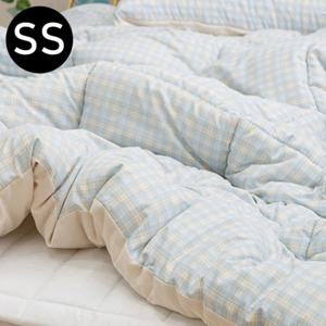 해피니 쿠키체크 소프트마이크로 차렵이불 슈퍼싱글 SS (블루)