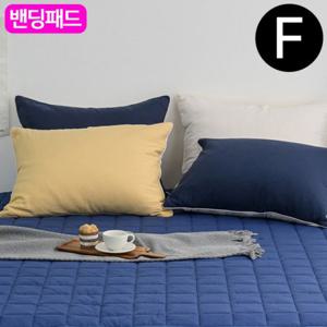 해피니 샤이니 순면 밴딩 패드 패밀리 F (네이비) (카페트겸용)
