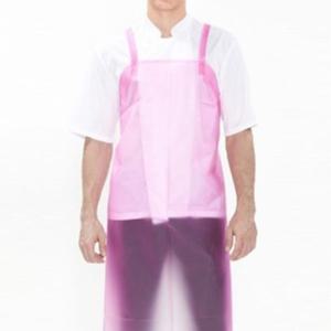 방수 앞치마 핑크 요리 주방 미술 공방 H형 롱 양면