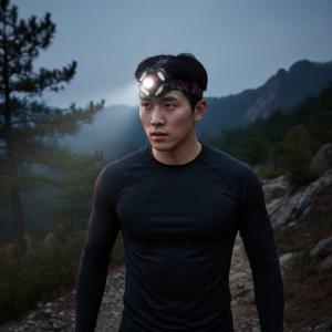 초강력 1600루멘 COB 헤드랜턴 줌기능 캠핑 낚시 야간작업용 머리전등