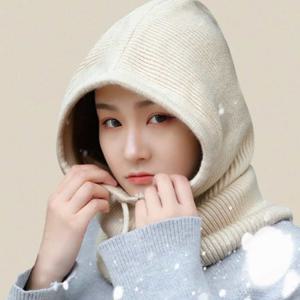니트 바라클라바 후드넥워머 방한넥워머 여성골프겨울모자 겨울워머