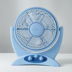 10형 5엽 박스팬 저소음 탁상용 벽걸이 선풍기 타이머 기능 포함