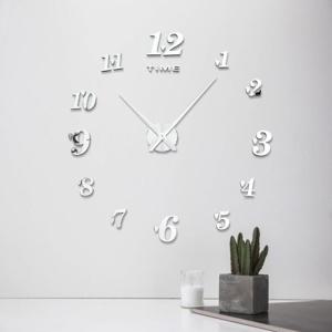 DIY 미니하트 붙이는 벽시계 디자인벽시계 실버