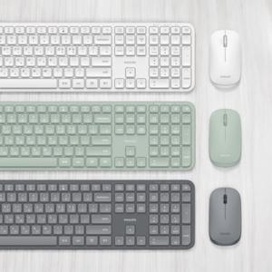 PHILIPS 무선 키보드 마우스 세트 3color 사무용키보드 무선마우스