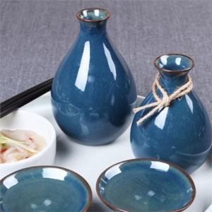 도자기 사케 병 300ml 도자기 술병 이자카야 일식사 청주 홈술