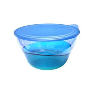 대형 투명 크리스탈볼 4.6L 원형 밀폐용기 반찬 냉장고 다용도 보관