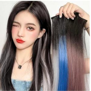 부분가발 컬러 포인트 헤어피스 1세트(색상택1) 2p 가발