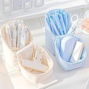 스탠딩 필통 대용량 필통 직립형 파우치 학생 학원 꽂이 연필