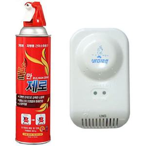 소방안전패키지1/간이소화기 + 가스경보기 세트상품/휴대용소화기/LPG/LNG