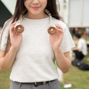 목걸이선풍기 목걸이 냉각 휴대용 접이식 초강력 넥 핸디 미니 선풍기