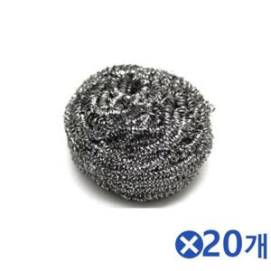 스테인레스 철수세미(35g) 브라이트 20개 브라이트수세미 세제