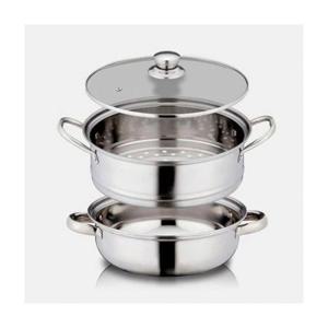 루미나D 28cm 인덕션겸용 대형 2단스텐 찜솥 찜냄비 곰솥 찜기