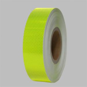 벌집무늬 반사테이프 50mm 50M 형광노랑 형광스티커 안전시설물표시테이프 야간작업테이프
