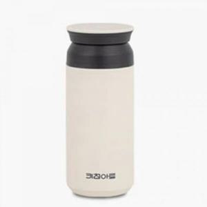 휴대용 보온 보틀 350ML 흰색 물병 텀블러 라팔 보냉