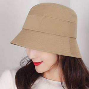 모자 무지 버킷 사계절 코튼 패션 면모자 벙거지 여성 베이직 데일리 색상 스타일