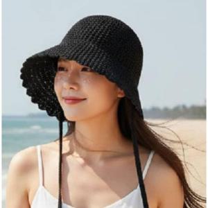 모자 똥머리 여름 벙거지 니트 여성 볼캡 비치햇 올림머리