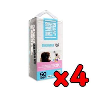 (특가할인4개묶음)멍도리 크린 패드 50매(아로마향)