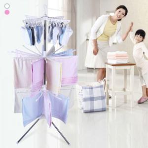 다용도 회전 수건 건조대 3단 빨래건조대