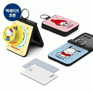 산리오 캐릭터즈 위크앤드 오토 힌지 마그네틱 카드 도어 범퍼 케이스 갤럭시Z플립7(F766)