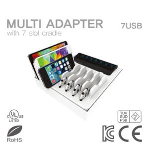 SICRON 업소용 USB 7포트 멀티 충전기 ENC-68