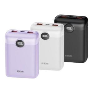 [코끼리] 20 000mAh LCD 고속충전 3포트 대용량 보조배터리